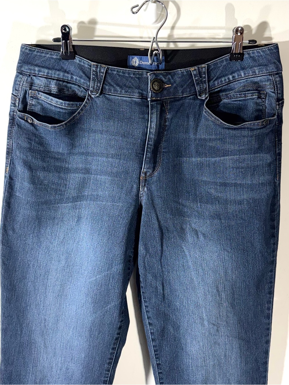 Democracy Absolution Booty Lift Straight Indigo Jeans Sz 14 Slimming - Picture 6 of 14